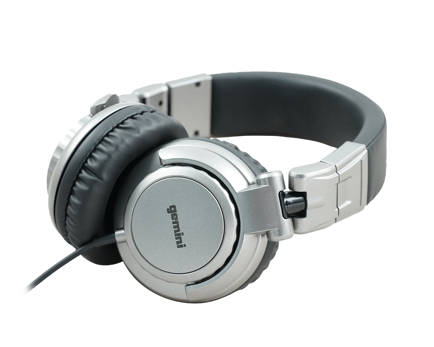 GEMDJX500 - Gemini DJX 500 Closed Back DJ Headphones Silver Image 1