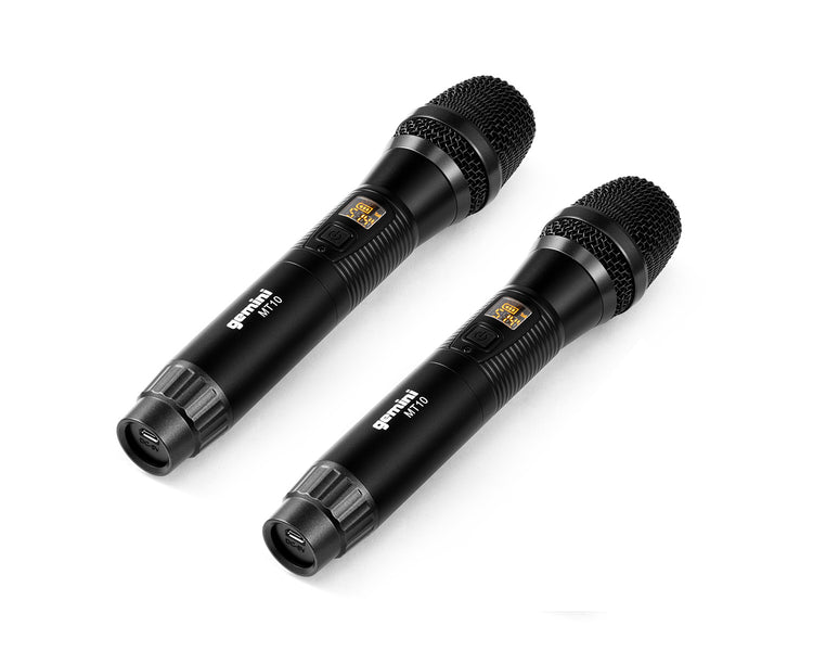 GEMGMUM200 - Gemini GMU M200 Dual Handheld Wireless System with 1 or 4inch Jack Receiver Image 3