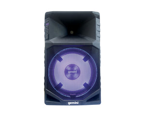 GEMGSWT1500PK - Gemini GSW T1500PK 15inch Battery Powered Bluetooth Speaker and Stand and Mic Image 3