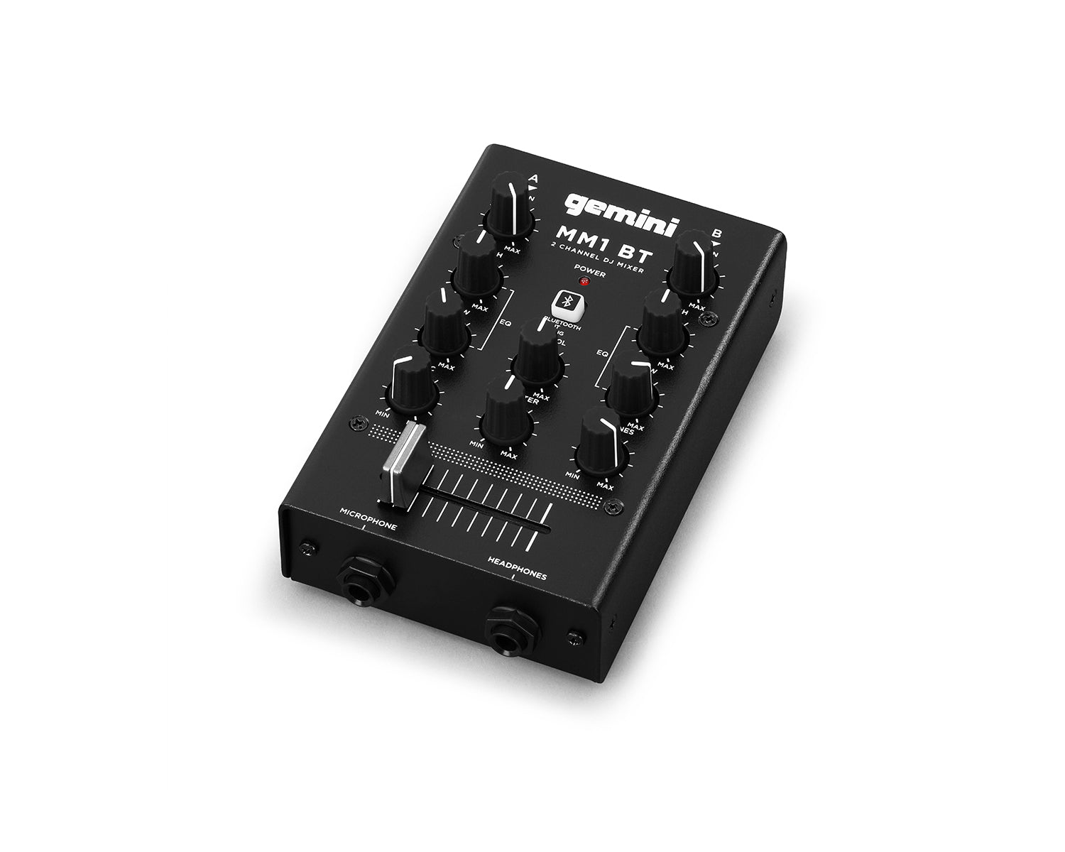 GEMMM1BT - Gemini MM1BT 2 Channel Miniature DJ Mixer with 2 Band EQ and Bluetooth Image 3