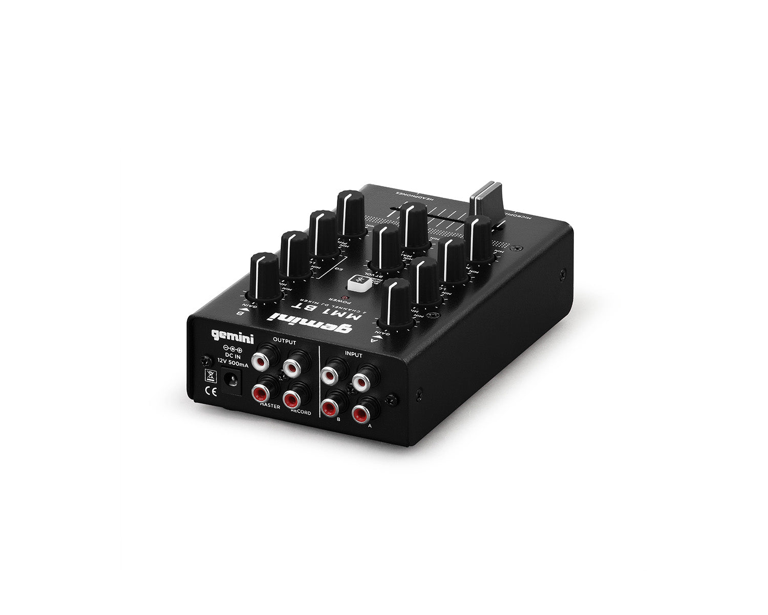 GEMMM1BT - Gemini MM1BT 2 Channel Miniature DJ Mixer with 2 Band EQ and Bluetooth Image 5