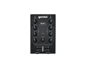 GEMMM1 - Gemini MM1 2 Channel Miniature DJ Mixer with 2 Band EQ Image 1