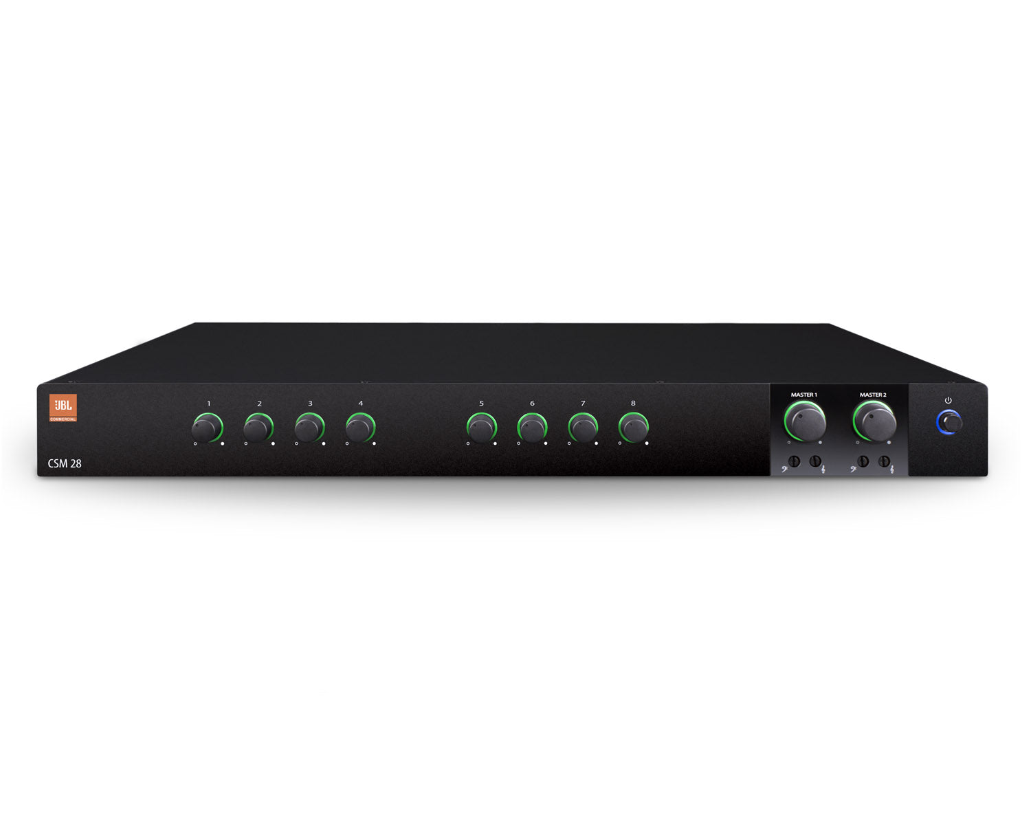 JBLCSM28 - JBL CSM28 8 Input 2 Outout Mic or Line Mixer with Priority 1U Image 1
