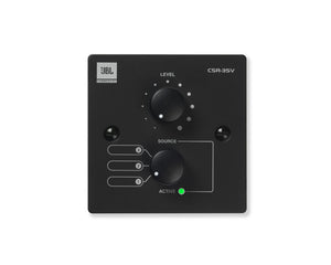JBLCSR23VB - JBL CSR3SV Wall Mounted 3 Source and Volume Remote Control Black Image 1