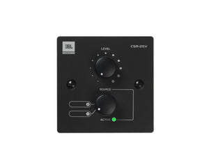 JBLCSR2SVB - JBL CSR2SV Wall Mounted 2 Source and Volume Remote Control Black Image 1