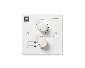 JBLCSR2SV - JBL CSR2SV Wall Mounted 2 Source and Volume Remote Control White Image 1