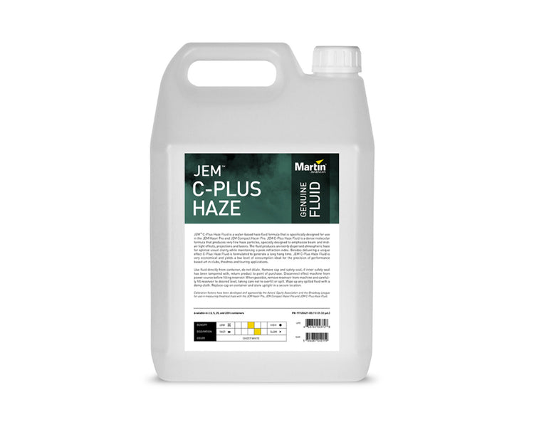 JEMCPF45B - JEM CPlus Haze Fluid for JEM Compact Hazer Pro BOX OF 4x5L Image 1