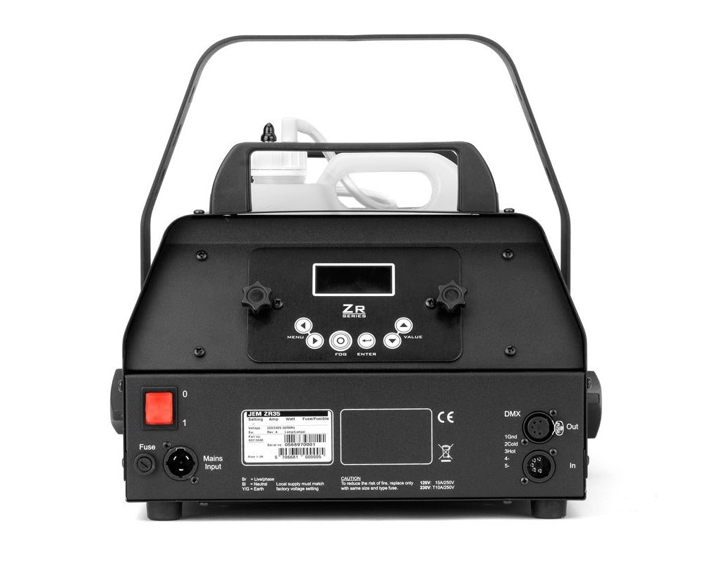 JEMZR35 - JEM ZR35 Hi Mass DMX Smoke Machine c or w Remote Control  Image 2