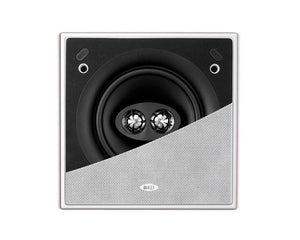 KEFCI160CSDS - KEF CI160CSDS 6.5inch Dual Coil Flush Square Ceiling Speaker IP64 Wht Image 1