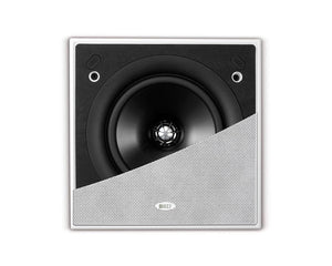 KEFCI160QS1 - KEF Ci160QS 6.5inch 2 Way Uni Q Flush Square Ceiling Speaker IP64 Wht Image 1