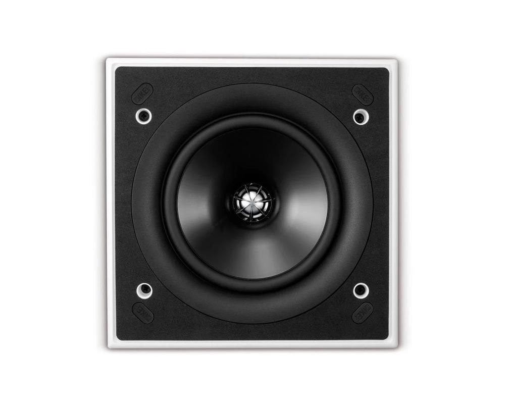 KEFCI160QS1 - KEF Ci160QS 6.5inch 2 Way Uni Q Flush Square Ceiling Speaker IP64 Wht Image 2