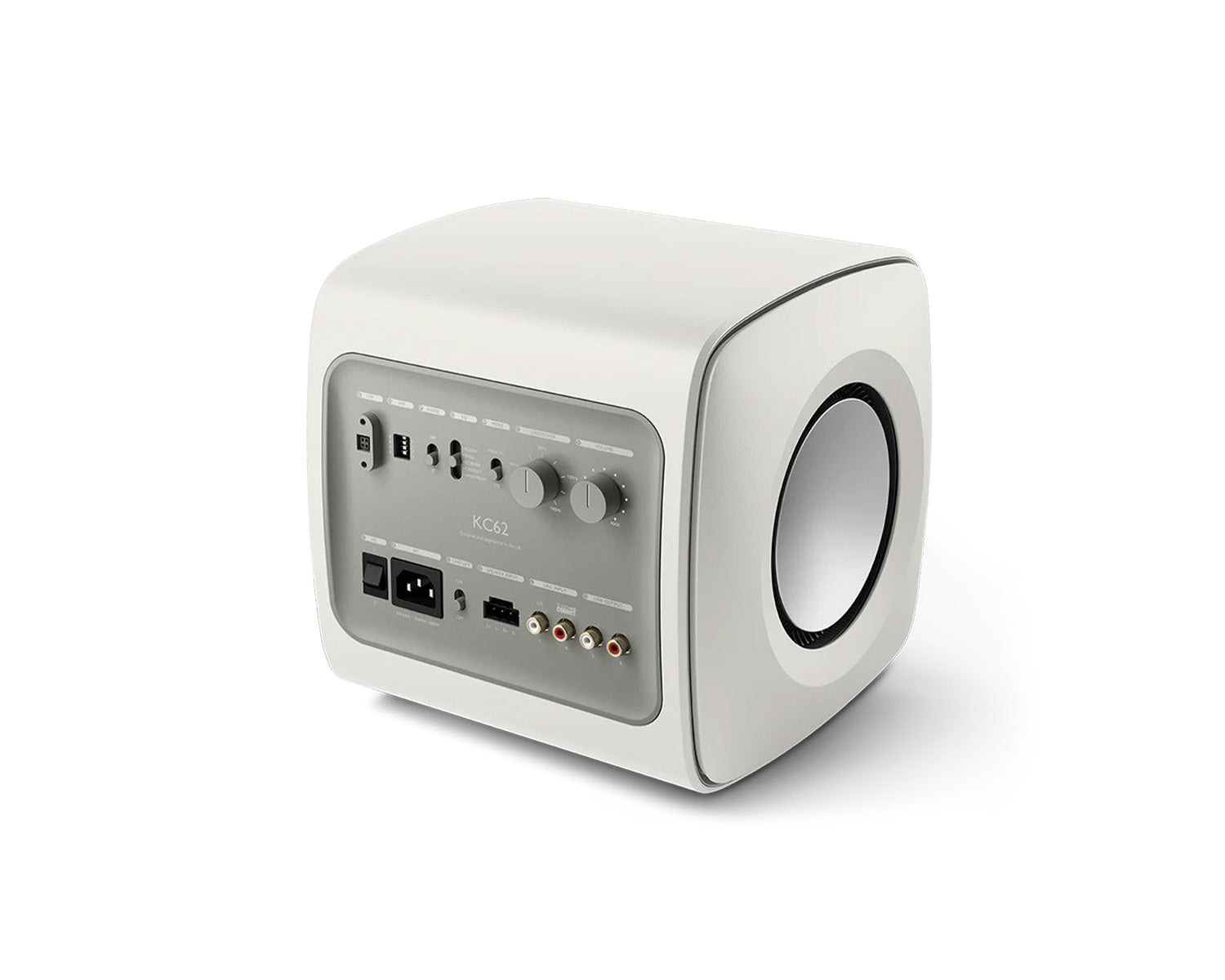 KEFKC62W - KEF KC62 2x6.5inch Compact Powered Subwoofer 1000W RMS White Image 4