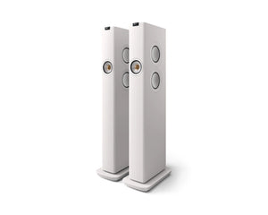 KEFLS60WW - KEF LS60 Wireless 4x5.25inch and 4inch 3 Way Floorstanding Speaker White PAIR Image 1