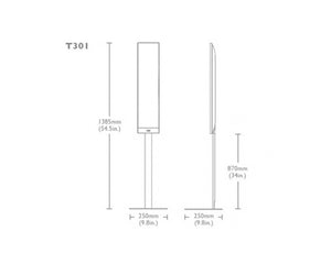 KEFT101FS - KEF T Series Floor Stand for T101 & T301 Satellite Speakers Blk PAIR Image 3