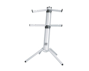 KMS18860 - K&M 18860 Keyboard Stand Spider PRO Anodised SILVER Image 1