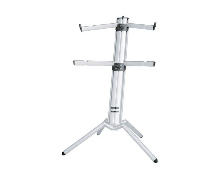 KMS18860 - K&M 18860 Keyboard Stand Spider PRO Anodised SILVER Image 1