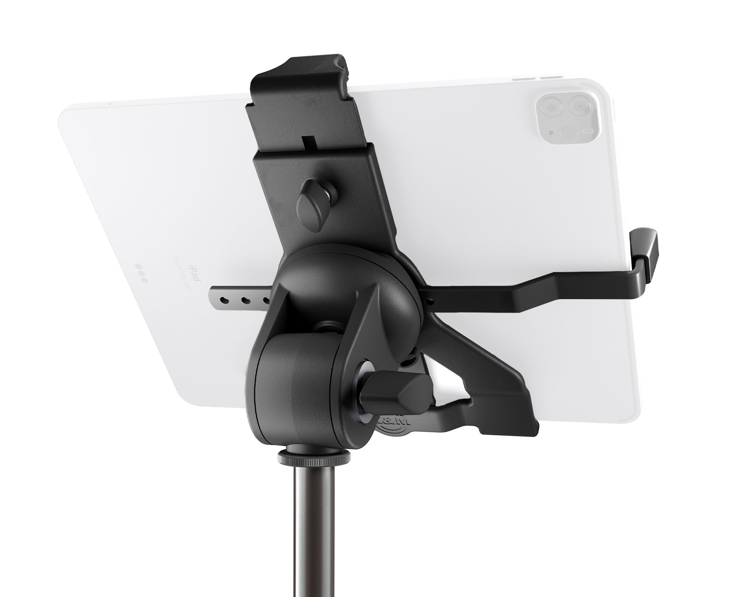 KMS19775 - K&M 19775 Tablet iPad or PC Holder with Telescopic Stand 158 280mm Image 5