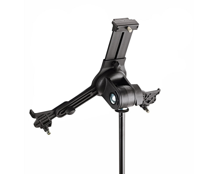 KMS19790 - K&M 19790 Tablet iPad or PC Holder For Mic Stand Top with 3 or 8inch Thread Image 2