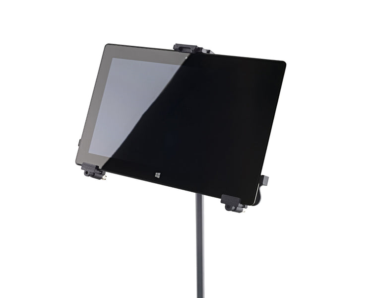 KMS19790 - K&M 19790 Tablet iPad or PC Holder For Mic Stand Top with 3 or 8inch Thread Image 4