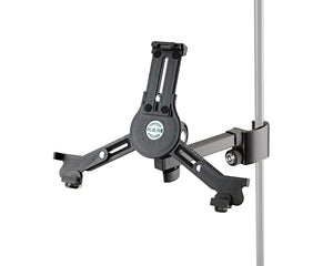 KMS19791 - K&M 19791 Tablet iPad or PC Holder  Clips on to stand up to 30mm Image 1