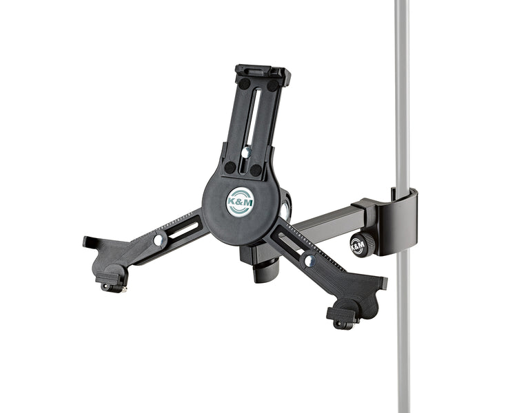 KMS19791 - K&M 19791 Tablet iPad or PC Holder  Clips on to stand up to 30mm Image 1