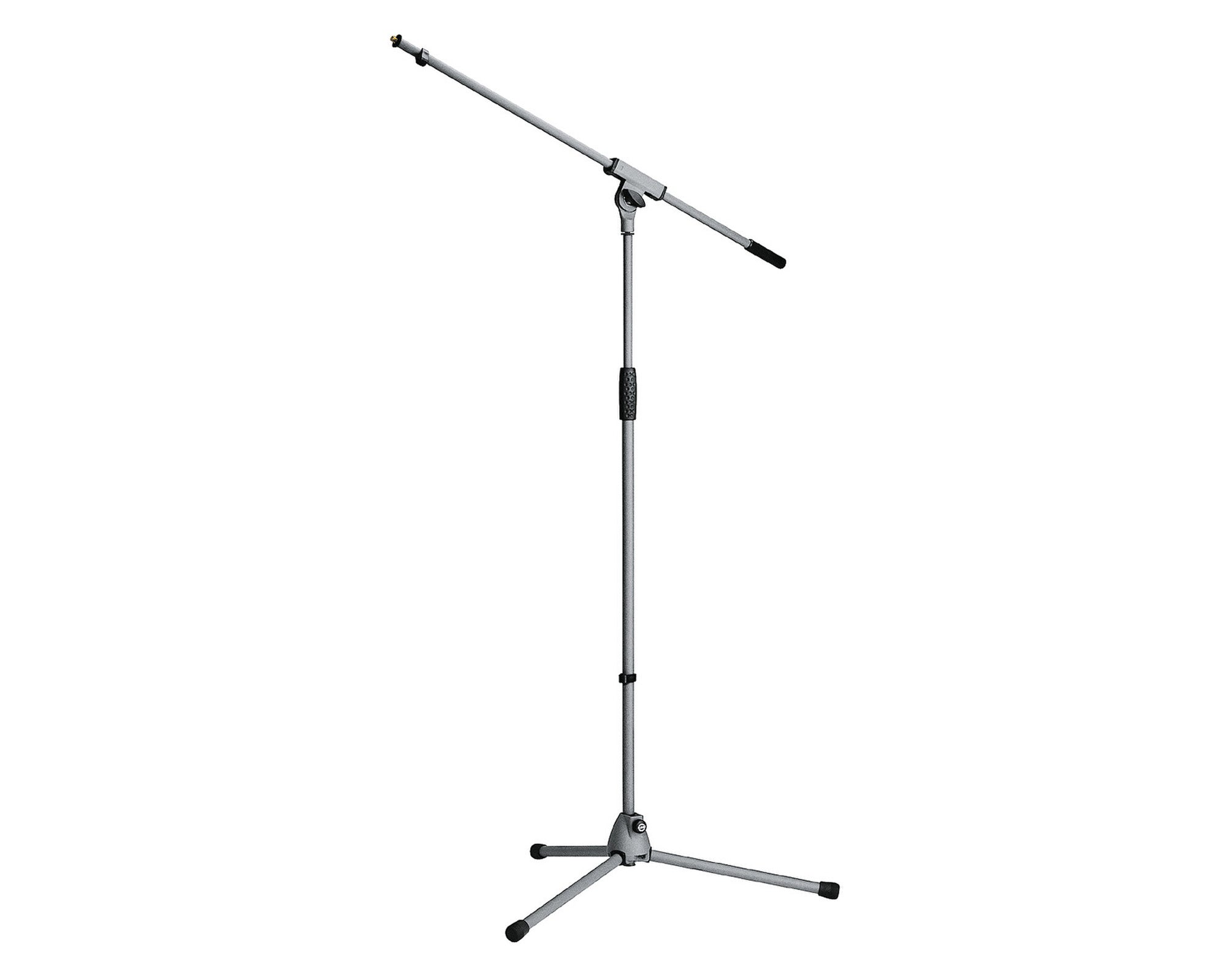 KMS21060 - K&M 210 or 6 (21060) Grey Soft Touch Metal Mic Boom Stand with Long Legs Image 1