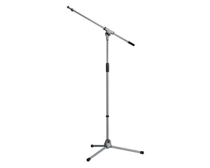 KMS21060 - K&M 210 or 6 (21060) Grey Soft Touch Metal Mic Boom Stand with Long Legs Image 1