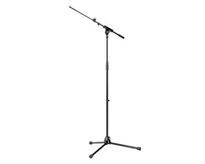 KMS2108 - K&M 210 or 8 SSJ Mic Boom Stand All Metal with Extending Boom Black Image 1