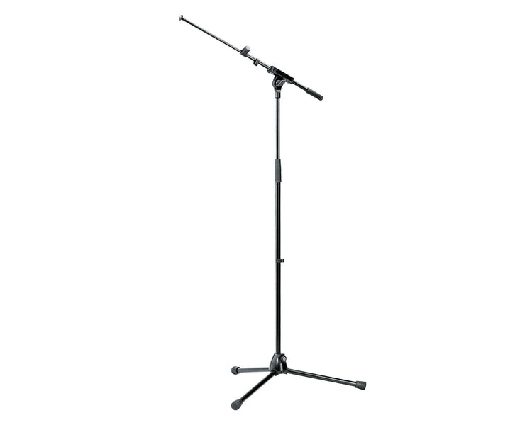 KMS2108 - K&M 210 or 8 SSJ Mic Boom Stand All Metal with Extending Boom Black Image 1