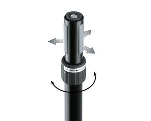 KMS21360 - K&M 21360 Distance Rod Fixed 750mm with 35mm RING LOCK Ends Image 2