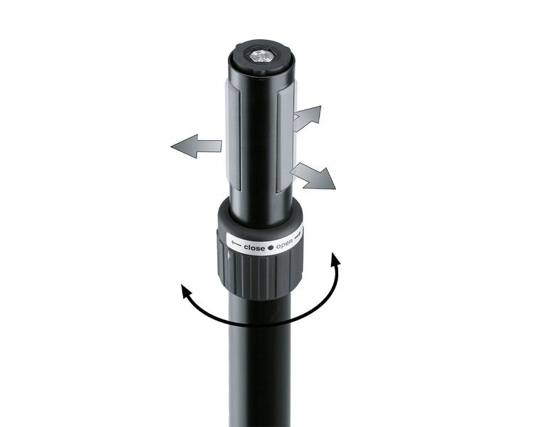 KMS21360 - K&M 21360 Distance Rod Fixed 750mm with 35mm RING LOCK Ends Image 2