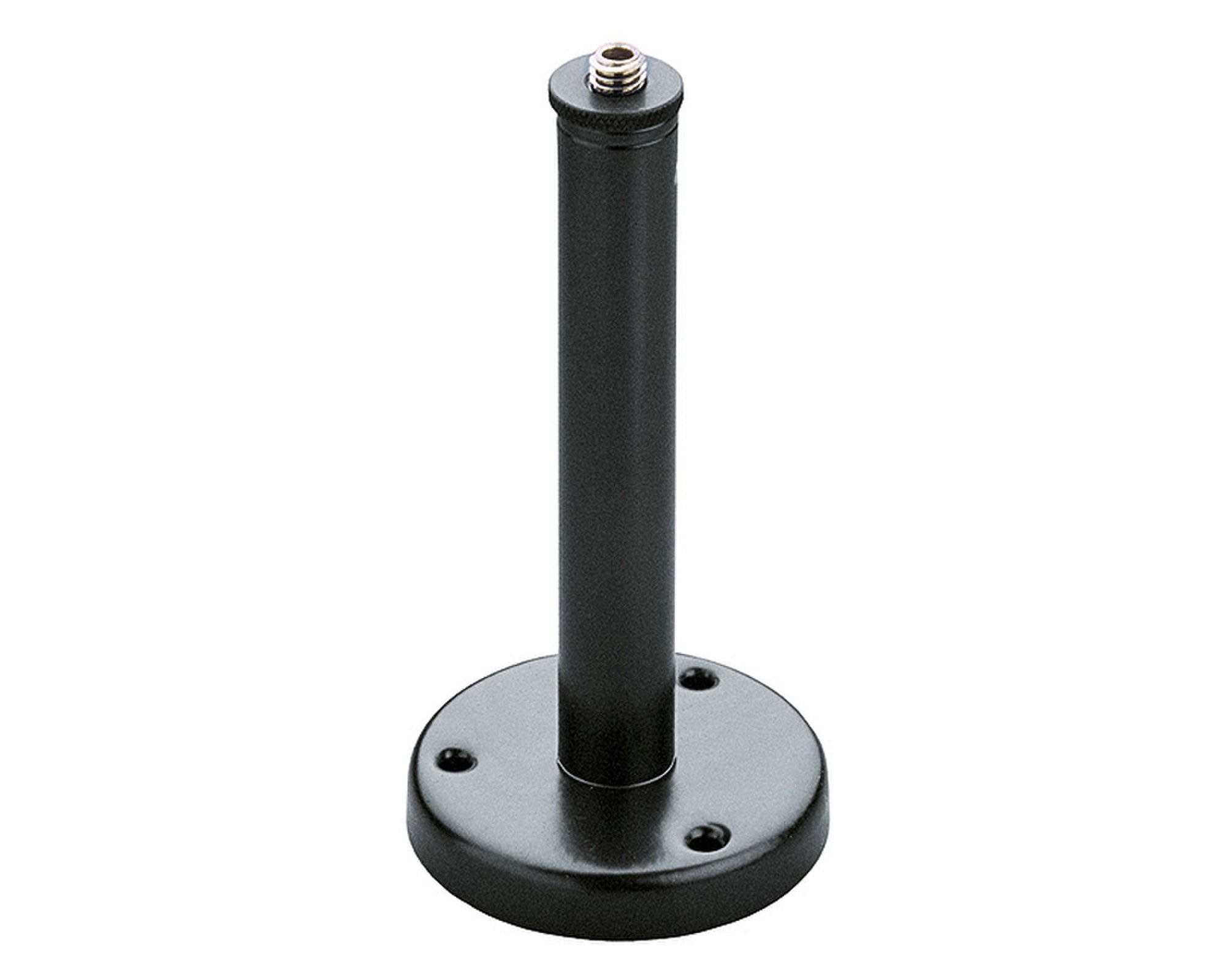 KMS22110 - K&M 221A (22010) Table Flange Black Base and Tube with 3 or 8inch Thread Image 1