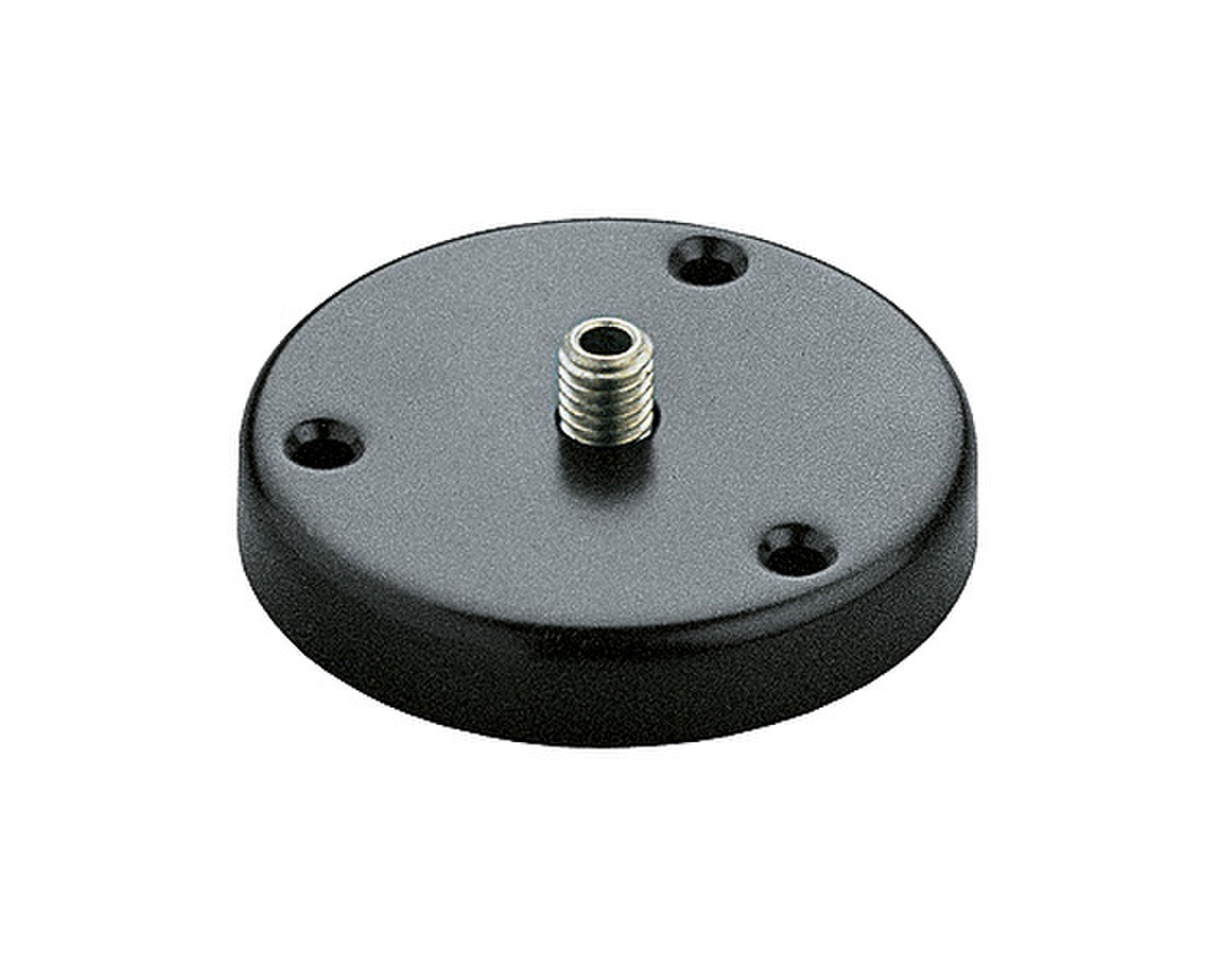 KMS22140 - K&M 22140 221D 73mm Table Flange with 4mm Cable Entry Hole BLACK Image 1