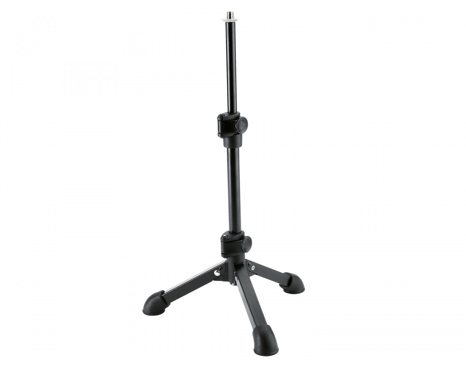 KMS23150 - K&M 23150 Tabletop Telescopic Microphone Stand 1 or 4inch Black Image 1