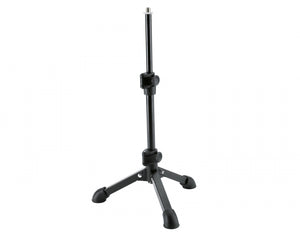 KMS23150 - K&M 23150 Tabletop Telescopic Microphone Stand 1 or 4inch Black Image 1
