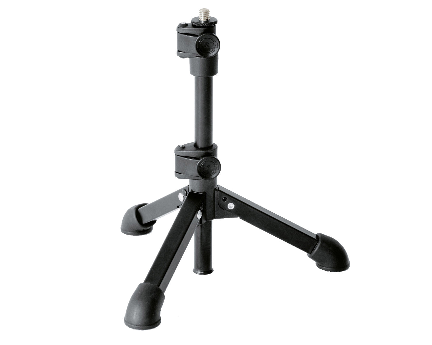 KMS23150 - K&M 23150 Tabletop Telescopic Microphone Stand 1 or 4inch Black Image 2