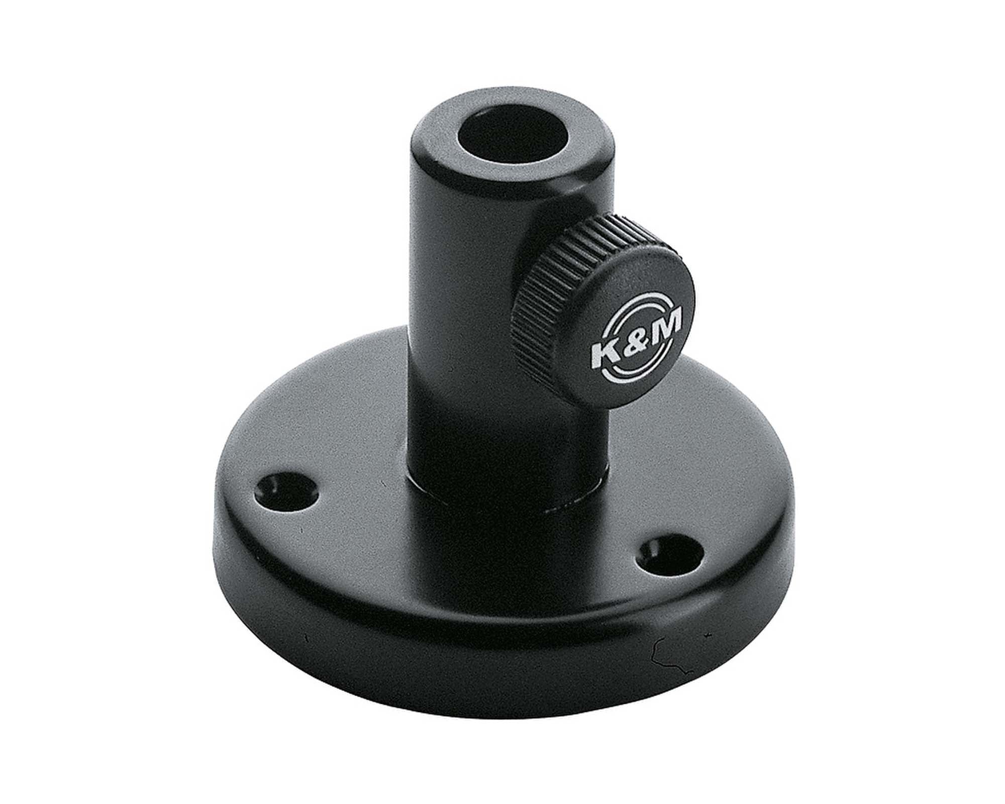 KMS23855 - K&M 23855 Screw on Table Flange for 23850 Anglepoise Black Image 1