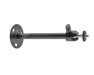 KMS24350 - K&M 24350 Universal Mic or Antenna Wall Mount 205mm 360degree Swivel Black Image 1