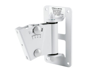 KMS24471W - K&M 24471 Multi Purpose Swivel Speaker Wall Mount 15kg White Image 1