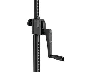 KMS24740 - K&M 24740 Wind up Stand for Lighting or Loudspeakers 1715 4000mm Black Image 4