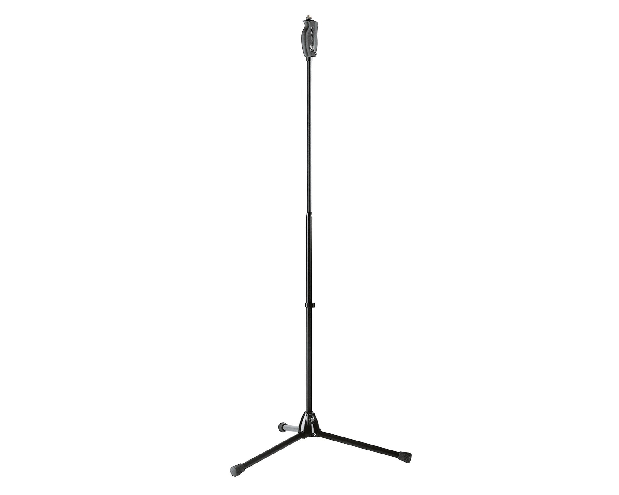 KMS25680 - K&M 25680 Mic Stand All Metal with One Hand Clutch Adjust Black Image 1