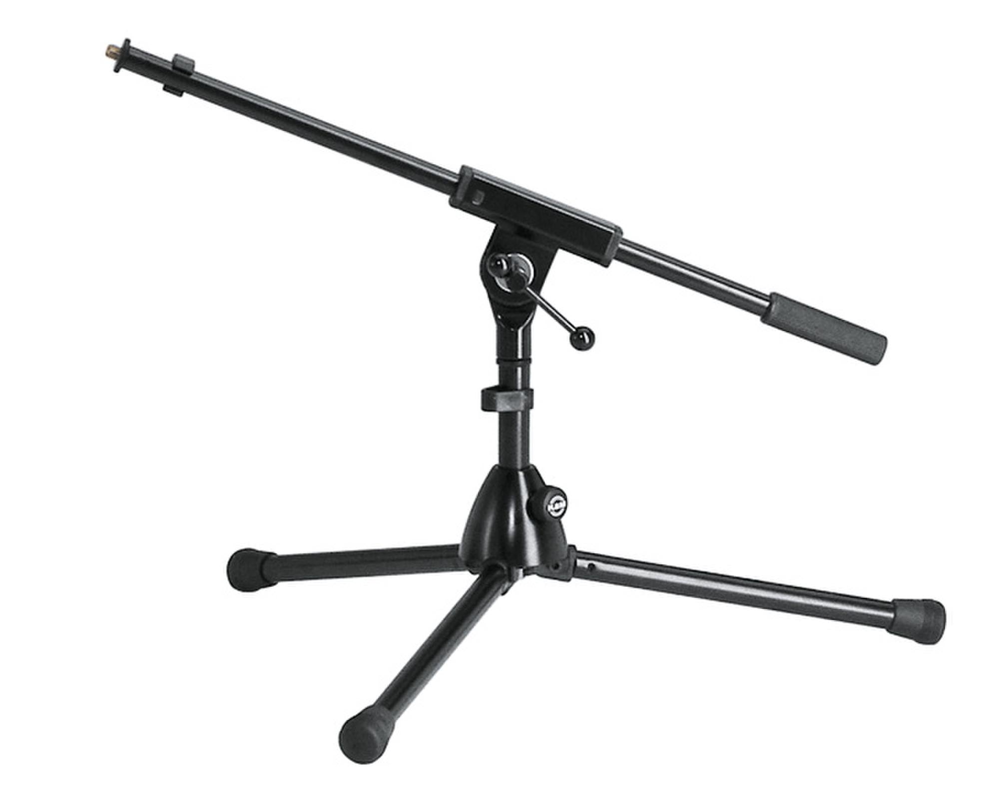 KMS25910 - K&M 25910 (259 or 1) Extra Low Mic Boom Stand for Special Use Black Image 1