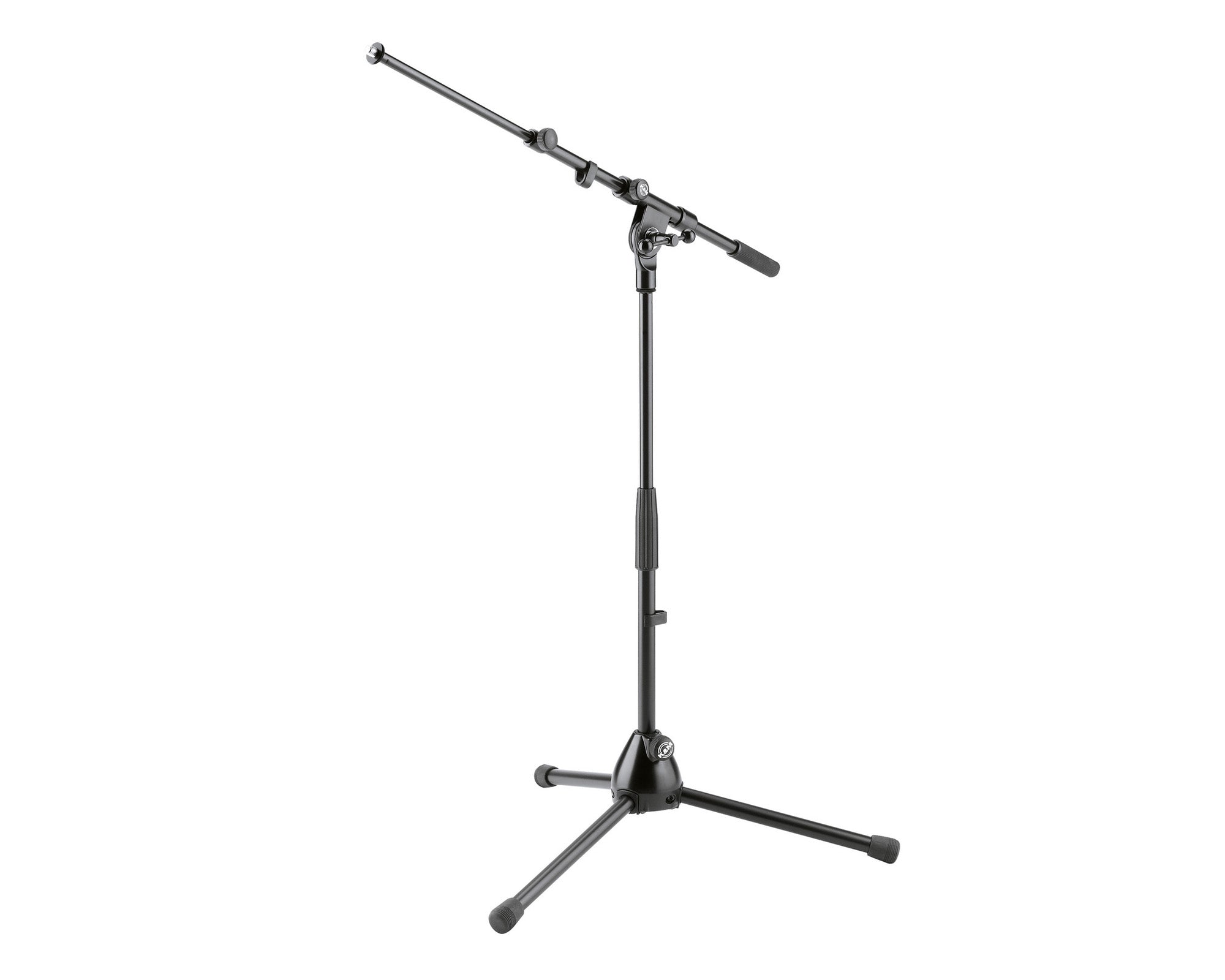 KMS259 - K&M 259 Low Level Mic Stand with Extendable Boom Black Image 1
