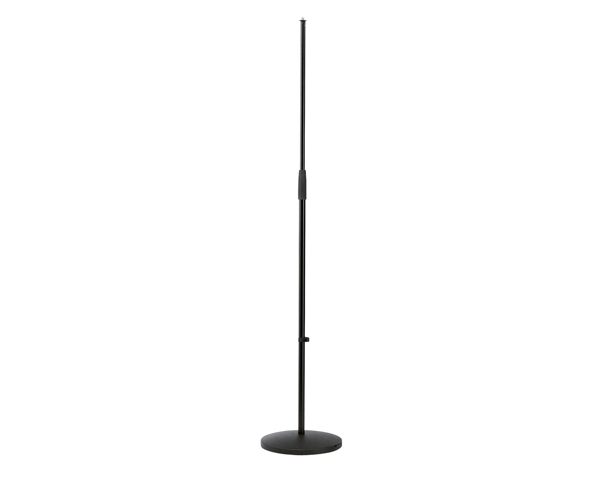 KMS2601 - K&M 260 or 1 BLACK Mic Stand Heavy Round Base 87 158cm 3 or 8inch 3.89kg Image 1