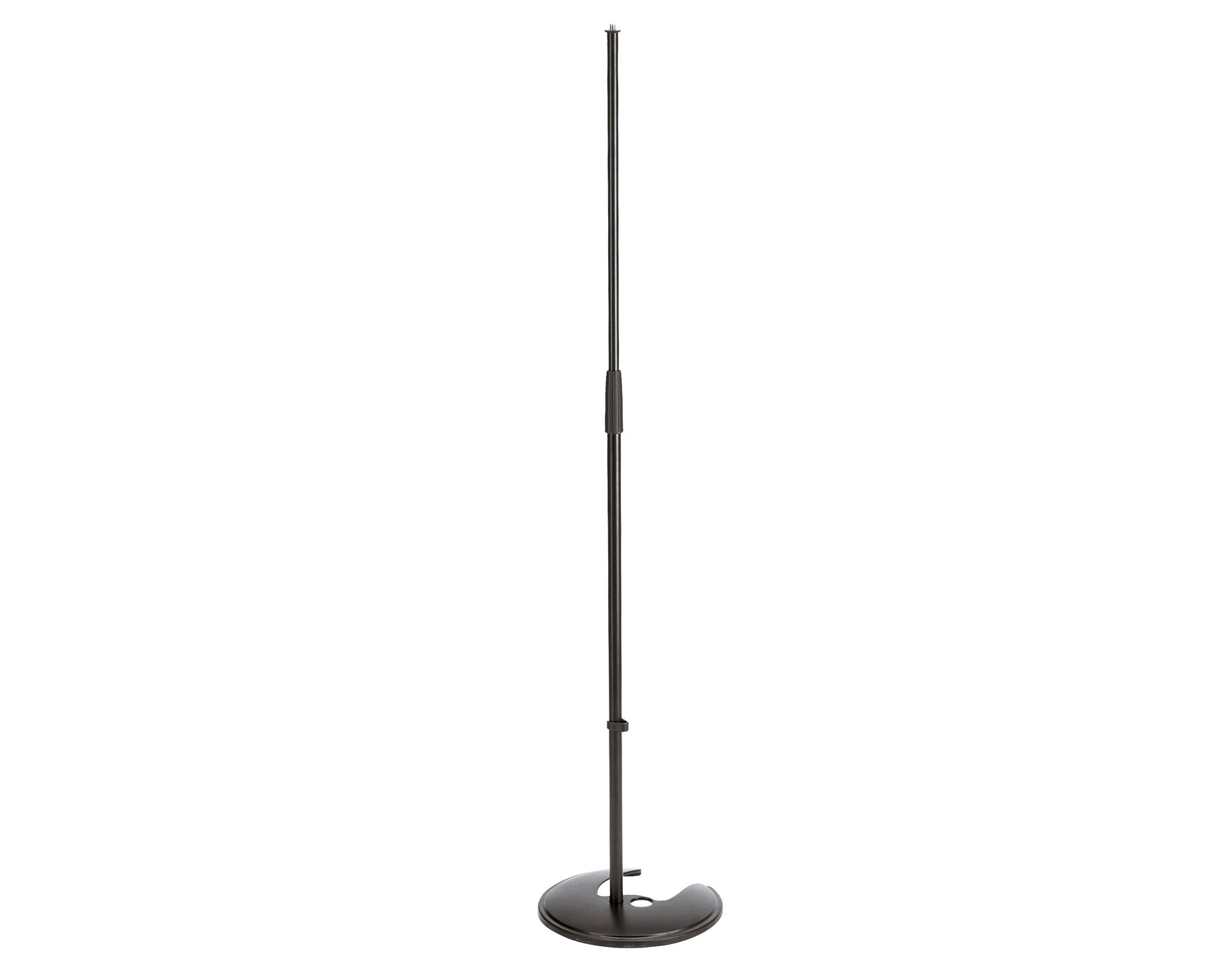 KMS26045 - K&M 26045 Mic Stand Straight Stackable (up to 5) Cast Base Black Image 1