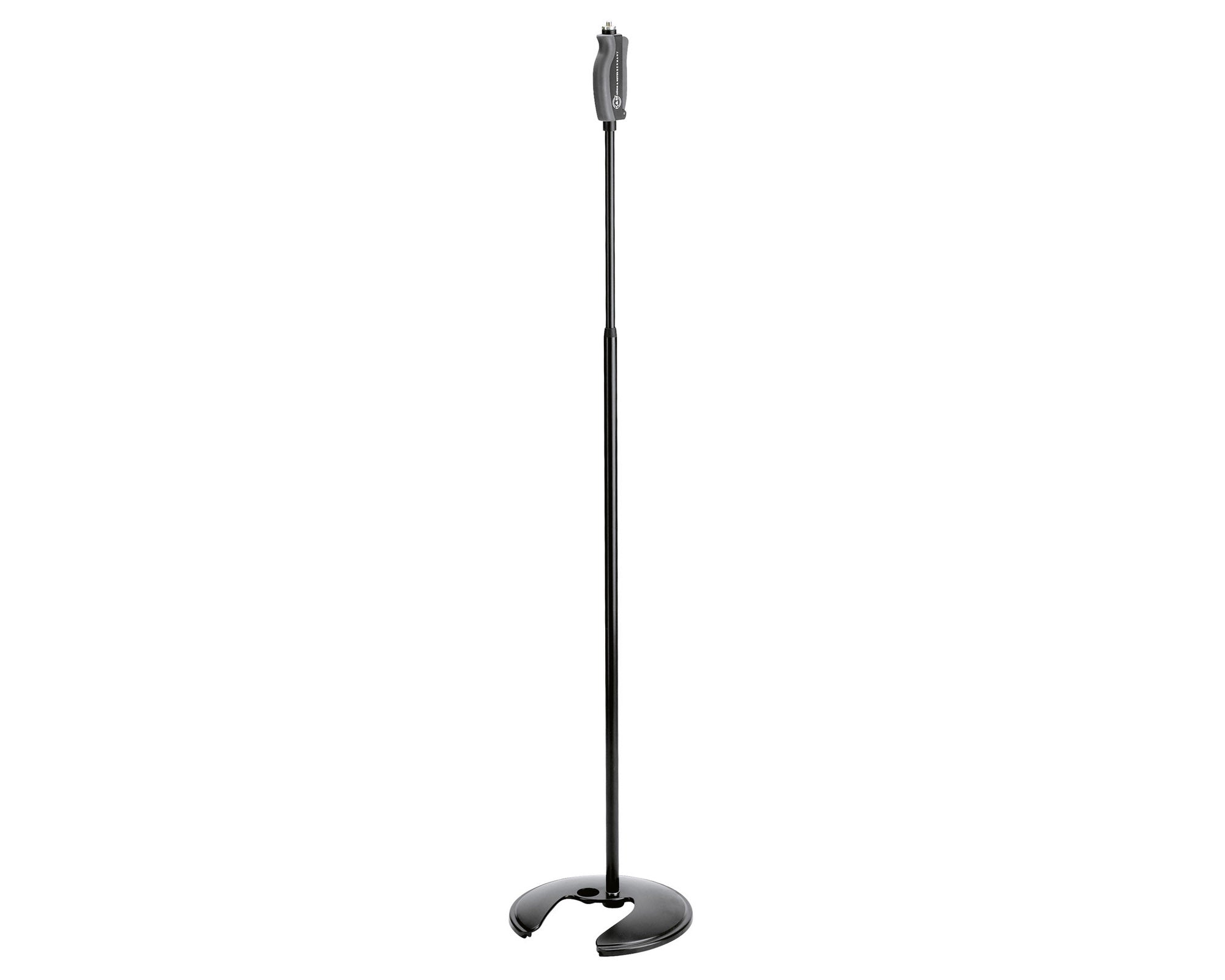 KMS26075 - K&M 26075 Mic Stand Stackable with One Hand Clutch Adjust Black Image 1