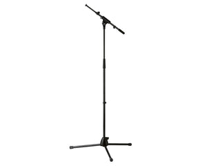KMS27195 - K&M 27195 Fibreglass Reinforced Plastic Base Mic Stand Black Image 1