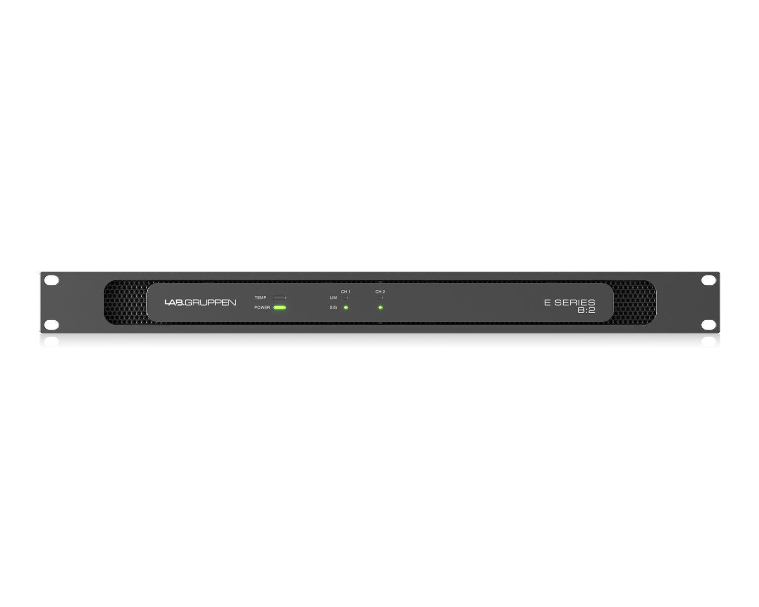 LABE82 - Lab Gruppen E8:2 Energy Efficient Class D Amplifier 2x400W 19inch 1U Image 2