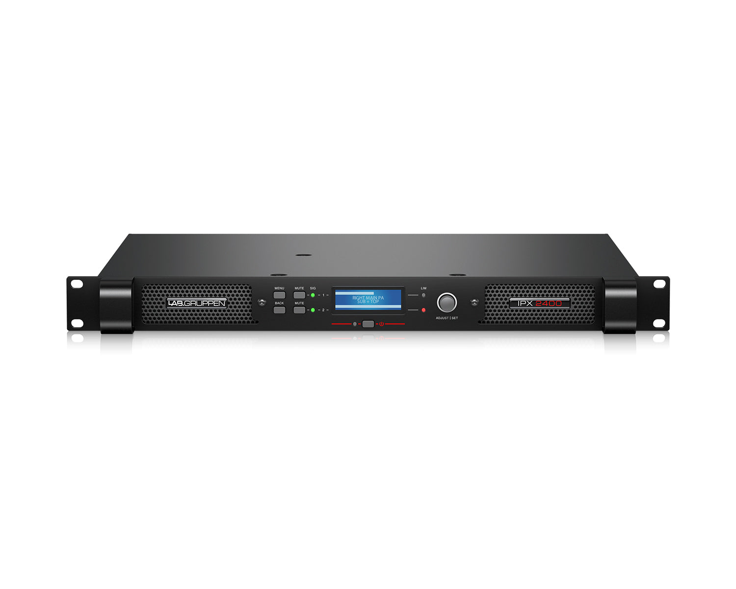 LABIPX2400 - Lab Gruppen IPX 2400 2 Channel Compact Power Amplifier with DSP 2x1200W Image 1