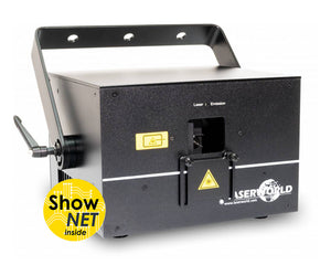 LASDS3000MK4 - Laserworld DS 3000RGB MK4 Pure Diode Laser 2800mW ShowNET and Power Thru Image 1
